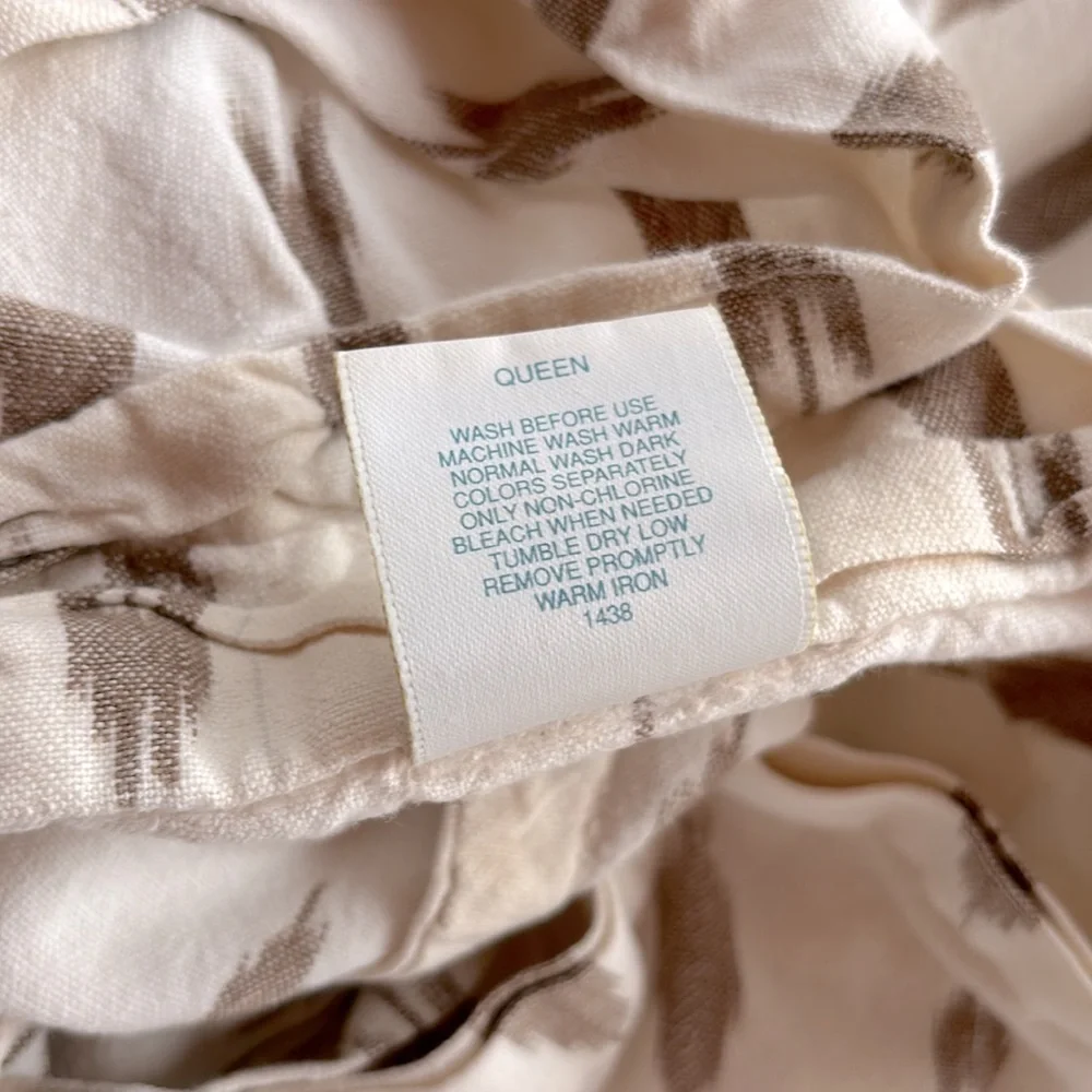 Indian Cotton Ikat Duvet Cover